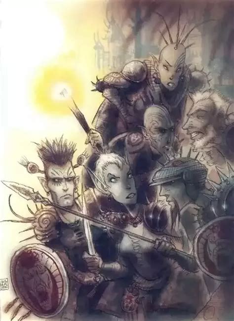 Artwork Of Tony Diterlizzi Man Behind The Planescape Illustrations