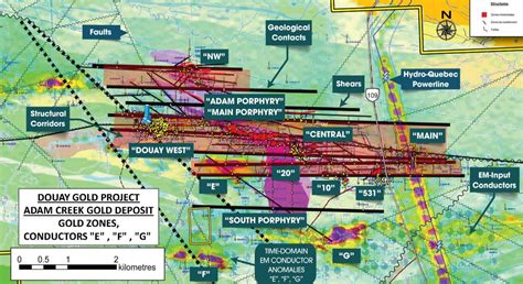 Maple Gold Mines - Aurvista Gold Corporation Expands Main Porphyry Zone at the Douay Gold Project