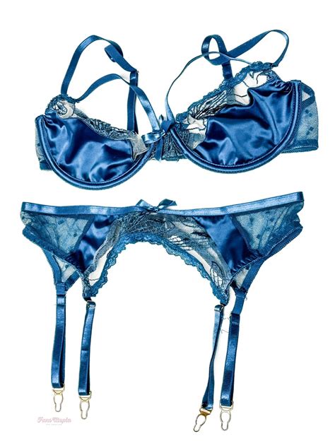 Alexa Payne Blue Lace Set Fans Utopia