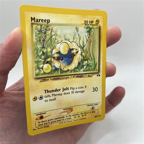 Pokémon TCG Mareep Neo Discovery 58 Regular Unlimited Common LP eBay