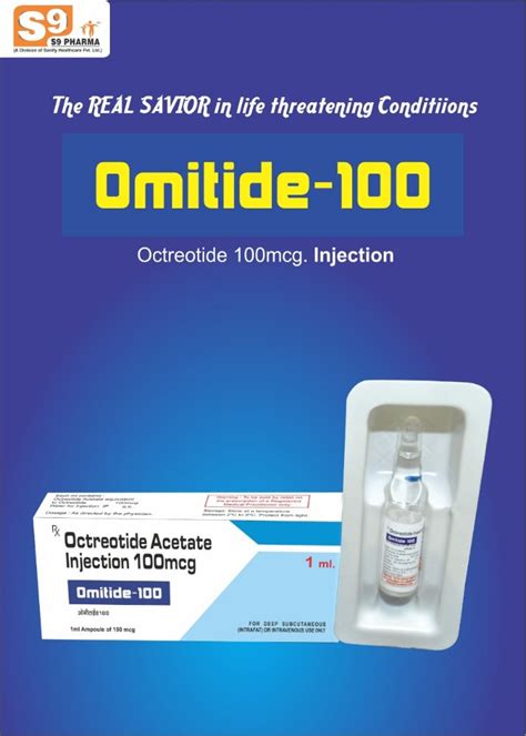 Omitide Octreotide Acetate Injection Packaging Size X Vial Mcg