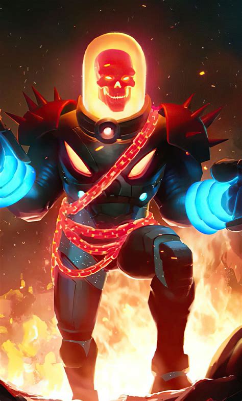 Cosmic Ghost Rider Marvel Contest Of Champions Iphone Background