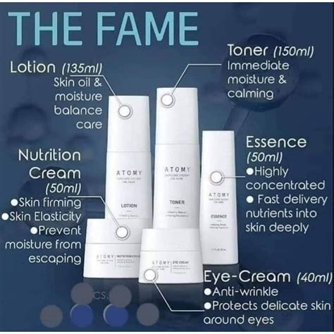 Ready Stock Atomy The Fame Skin Care System Set 艾多美强效保湿美白5件组 The Fame