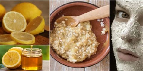 Mascarilla de Avena y limón para una piel más clara e hidratada en