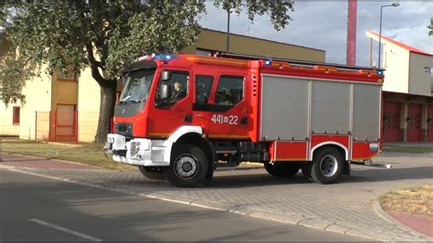 Wyjazd Alarmowy 441 M 22 GBA 3 16 Volvo FL280 Bocar JRG Grodzisk Maz