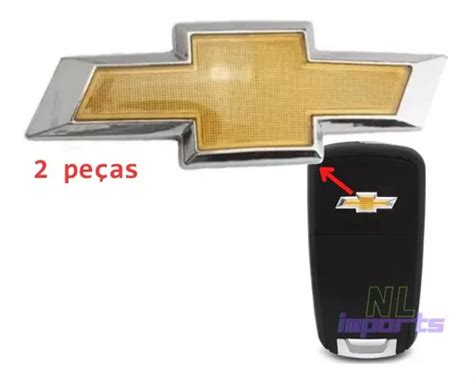 Emblema Chave Logo Chevrolet Cruze S10 Onix Spin Cobalt Tack à venda em