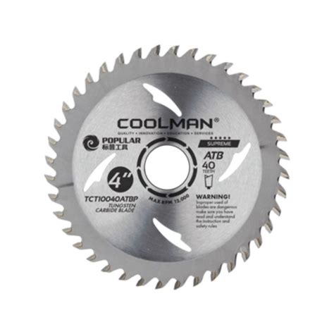 Lt Hardware Trading 4 Tct Saw Blade 40t Atbp Coolman