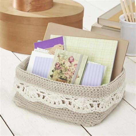 Craft Passions Lacy Baskets Free Crochet Pattern Link Here