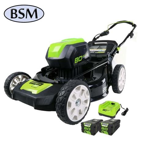 2019 Greenworks Pro 80v 21 Inch Cordless Lawn Mower Battery Included Lawn Mower Lawn Mower