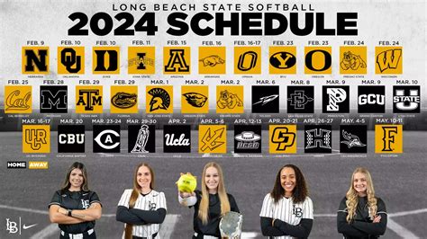 Long Beach State Softball Announces Packed 2024 Schedule - Long Beach ...