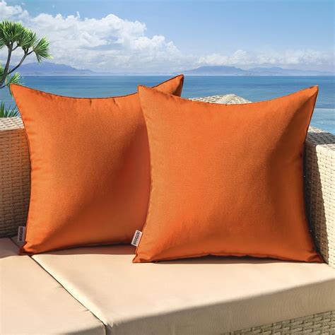 Amazon Miulee Pack Of Decorative Outdoor Waterproof Pillow