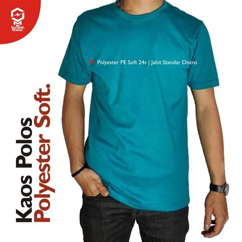 Jual Grosir Kaos T Shirt Polos Polyester Lusinan Baju Atasan Oblong