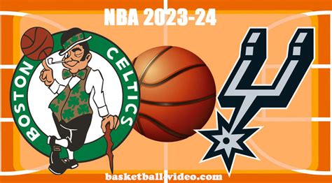 Boston Celtics vs San Antonio Spurs Dec 31, 2023 NBA Full Game Replay ...