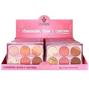 Paleta De Iluminador Team Glamour Luisance L Box C Unid