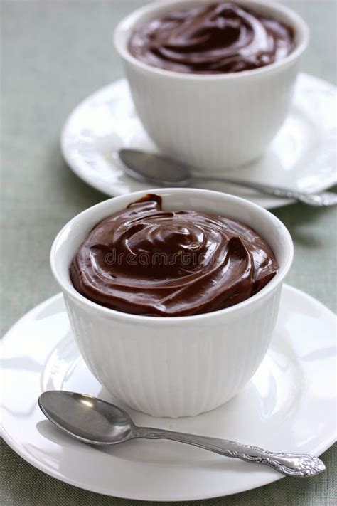 Chocolate Pudding Stock Image Image Of Chocolate Mousse 25576479