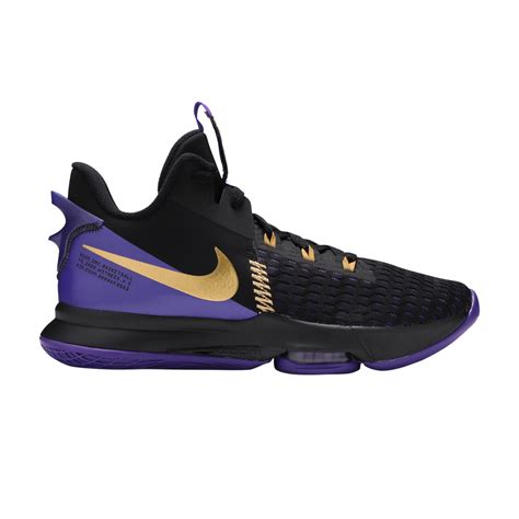 Nike Lebron Witness 5 'Fierce Purple Metallic Gold - Black | Editorialist