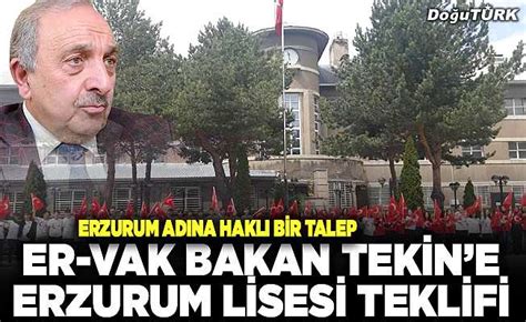 Er Vaktan Bakan Yusuf Tekine Teklif