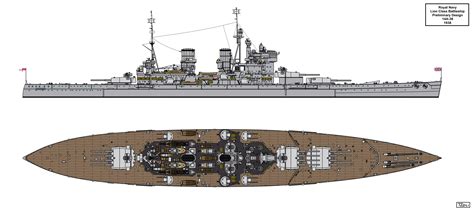 Battleship Design 14A 38 By Tzoli An Early Concept Variant With 12 X