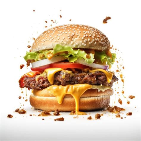 Premium AI Image | Cheese Beef Burger