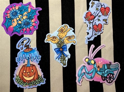 Coraline S Garden Sticker Pack Etsy Uk In Coraline Stickers