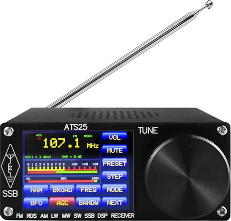 Si4732 Ats 25 All Band Radio Receiver24 Inch Touch Screen Dsp