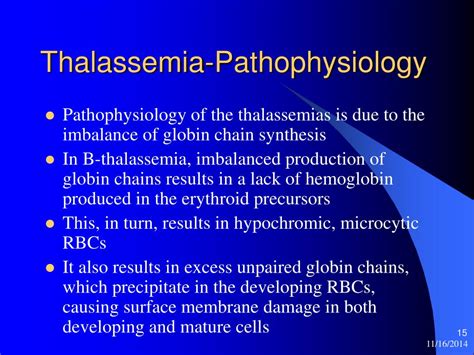 Ppt Hematology 425 Thalassemias Powerpoint Presentation Free