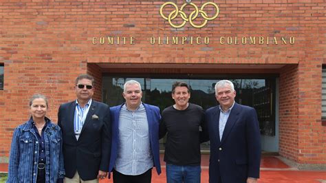 Sebastian Coe Visitó El Comité Olímpico Colombiano Comité Olímpico