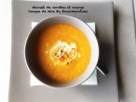 Velouté de carottes courge longue de Nice à la crème Recette par