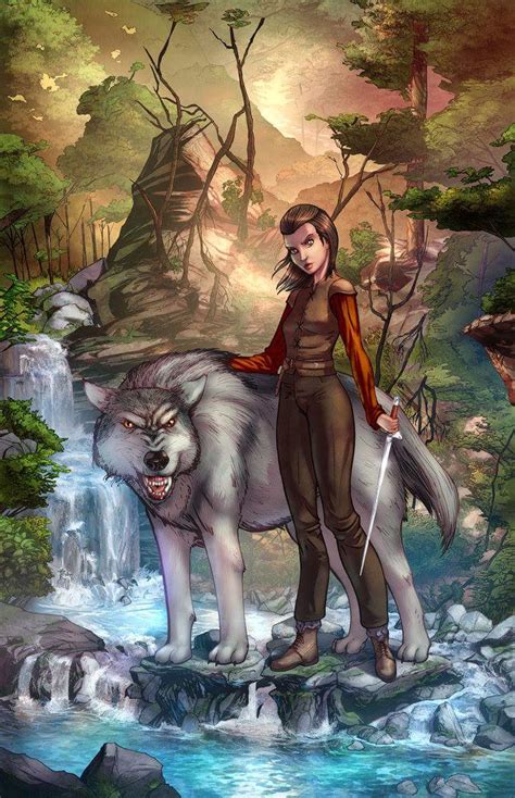 Arya & Nymeria Fan Art - Game of Thrones News