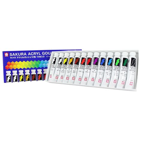 Set De Acr Licos Gouache Tubos Ml Gussi Art