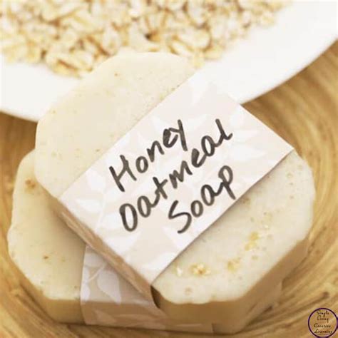 Homemade Honey Oatmeal Soap Oatmeal Soap Honey Oatmeal Cold Process