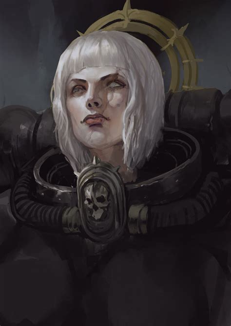 Sister Of Battle Canoness Art By Alexander Korepov 40k Gallery