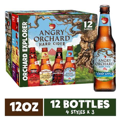 Angry Orchard The Knotty Bunch Variety Pack 12 Pk Bottles Shop Hard Cider At H E B