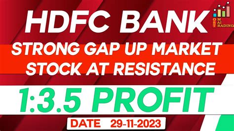 Intraday Live Trade Hdfc Bank Rr 135 Profit Achieve Intraday