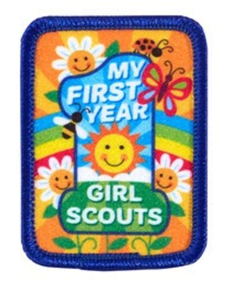 Girl Scouts Of The Usa My First Year Fun Patch Girl Scout Patches