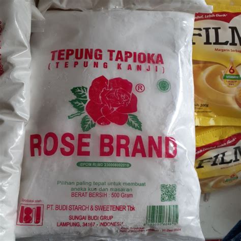 Jual ROSEBRAND Tepung Tapioka Atau Kanji 500gr Shopee Indonesia