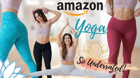 Affordable Amazon Leggings Try On Haul Review Amazon Yoga Activewear Essentials And Must Haves