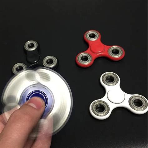 Tri Spinner Fidget Toy Plastic EDC Hand Spinner For Autism And ADHD