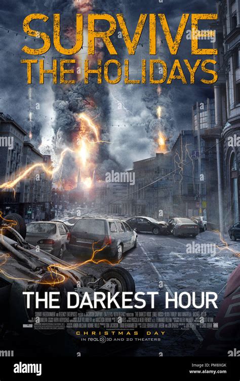 "The Darkest Hour" 2012 - Poster Stock Photo - Alamy