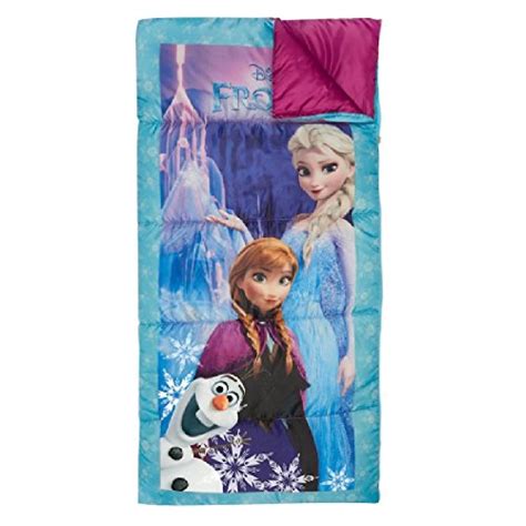 Kids 28″ x 56″ 45-Degree Sleeping Bag (Disney’s Frozen Elsa, Anna & Olaf)