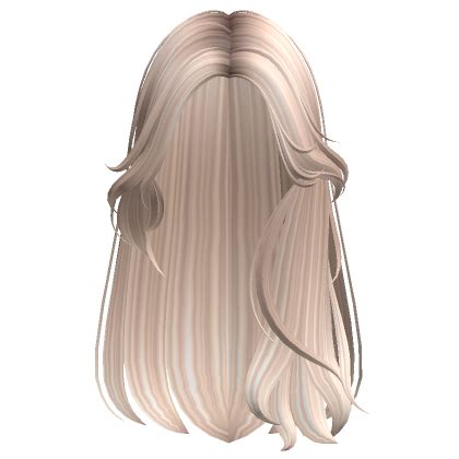 Long Lush Soft Messy Girl Hair Platinum Roblox Item Rolimon S