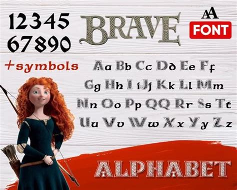 Brave Font Svg Brave Alphabet Brave Letters Brave Numbers Etsy