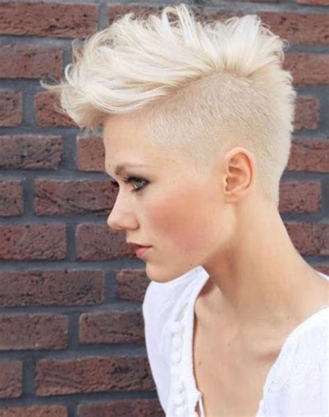 70 Most Gorgeous Mohawk Hairstyles Of Nowadays Short Blonde Hair Short Hair Cuts Haircuts