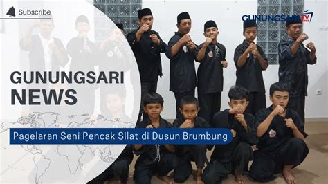 Pagelaran Pencak Silat Di Dusun Brumbung Youtube