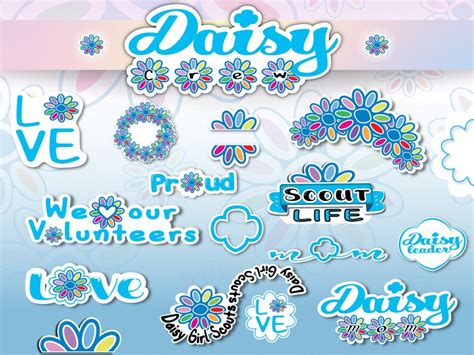 Daisy Girl Scout SVG Daisy Clipart Girl Scout PNG Planner Etsy México