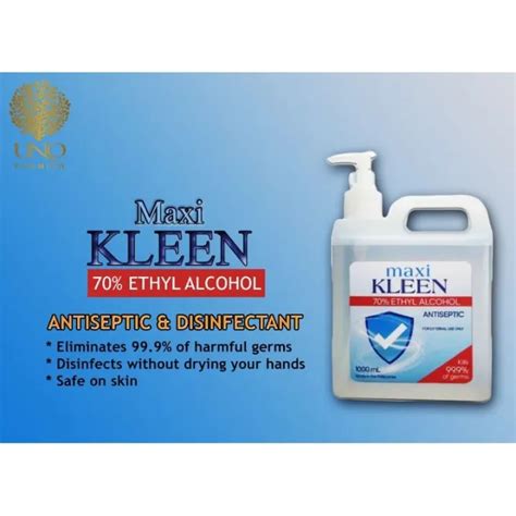 Maxi Kleen Ethyl Alcohol Liter Lazada Ph