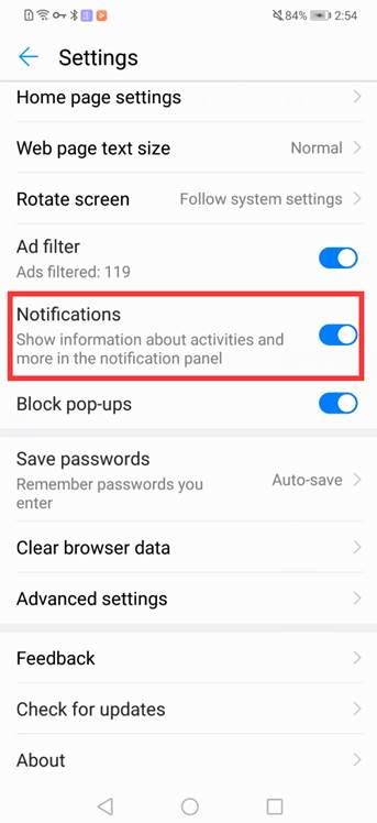 C Mo Habilito Deshabilito Las Notificaciones Push Para El Navegador De