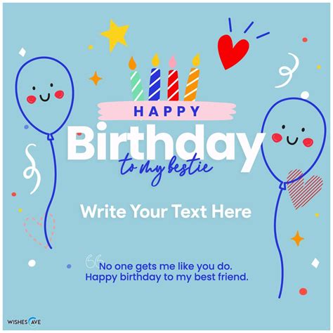 Birthday Wishes For Best Friend Online Greeting Cards Wishes Cave