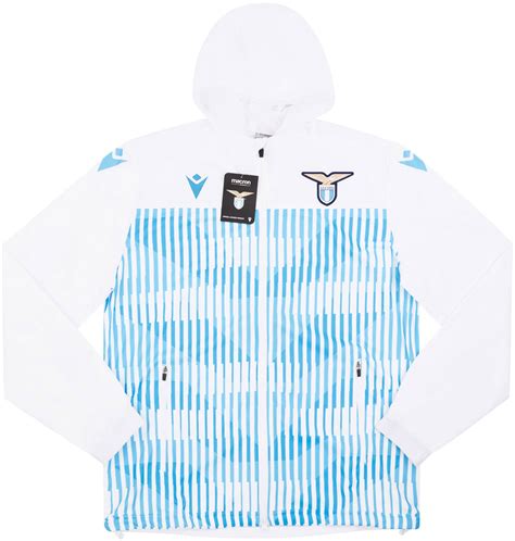 Lazio Macron Hooded Anthem Jacket New