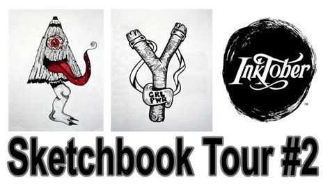 Inktober Sketchbook Tour Days